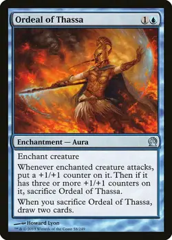 1x Ordeal of Thassa - NM English MTG - Theros - Image 1