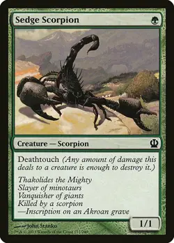 1x Sedge Scorpion - NM English MTG - Theros - Image 1