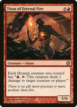1x Titan of Eternal Fire - NM English MTG - Theros - Image 1