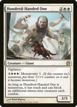 1x Hundred Handed One - NM English MTG - Theros - Image 1