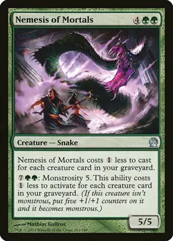 1x Nemesis of Mortals - NM English MTG - Theros - Image 1