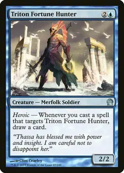 1x Triton Fortune Hunter - NM English MTG - Theros - Image 1