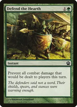 1x Defend The Hearth - NM English MTG - Theros - Image 1
