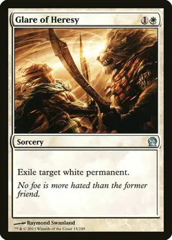 1x Glare of Heresy - NM English MTG - Theros - Image 1