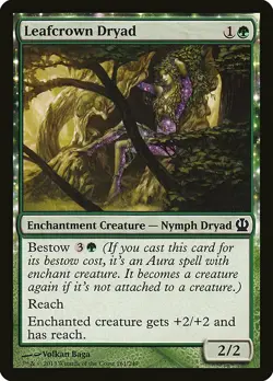 1x Leafcrown Dryad - NM English MTG - Theros - Image 1