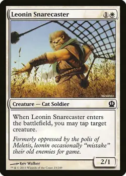1x Leonin Snarecaster - NM English MTG - Theros - Image 1