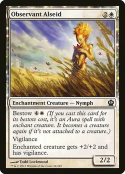 1x Observant Alseid - NM English MTG - Theros - Image 1