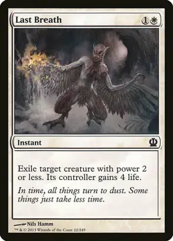 1x Last Breath - NM English MTG - Theros - Image 1