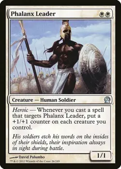 1x Phalanx Leader - NM English MTG - Theros - Image 1