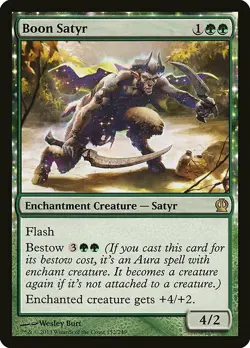 1x Boon Satyr - NM English MTG - Theros - Image 1