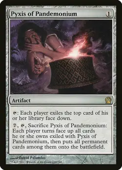 1x Pyxis of Pandemonium - NM English MTG - Theros - Image 1