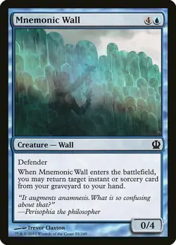 1x Mnemonic Wall - NM English MTG - Theros - Image 1