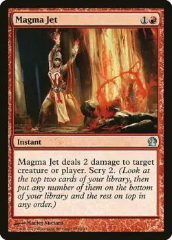 1x Magma Jet - NM English MTG - Theros - Image 1