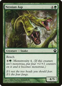 1x Nessian Asp - NM English MTG - Theros - Image 1