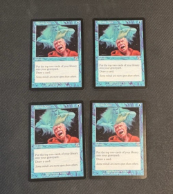 MTG MAGIC THE GATHERING Judgment MENTAL NOTE 4 4X PLAYSET NM - Image 1