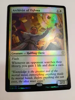 Archivist of Oghma Commander Legends: Battle for Baldur's Gate Foil - Image 1