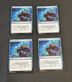 MTG MAGIC THE GATHERING Masters 25 ARCANE DENIAL 4 4X PLAYSET NM - Image 1
