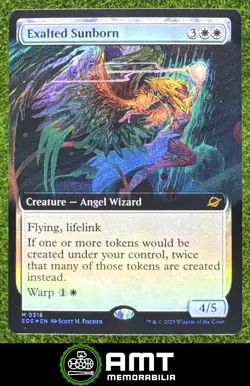 Exalted Sunborn Mythic Rare MTG Edge of Eternities #318 Showcase Foil - Image 1
