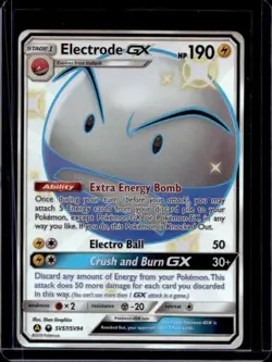 2019 Pokemon SM Hidden Fates Electrode GX Shiny Vault #SV57/SV94 - Image 1