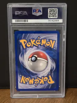 2002 Pokemon Legendary Collection Machoke Reverse Foil #51 PSA 7 NM - Image 2