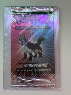 x1 Sealed Booster Pokemon VINTAGE EX Ruby & Sapphire (SPANISH) 2003 - Image 3