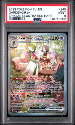 2023 POKEMON SVI EN-SCARLET & VIOLET #245 GARDEVOIR EX PSA 9 - Image 1