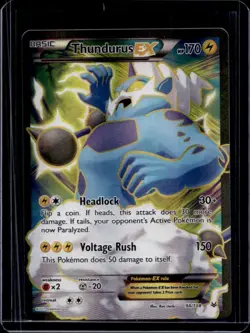 2015 Pokemon XY Roaring Skies Thundurus #98/108 - Image 1
