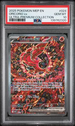 2025 POKEMON MEP PROMO ULTRA-PREMIUM COLLECTION #024 ORICORIO EX PSA 10 - Image 1