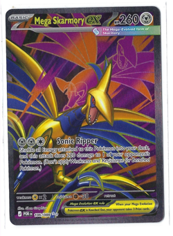 Pokemon TCG - Mega Skarmory ex 106/088 Me03: Perfect Order Holo Full Art NM - Image 1