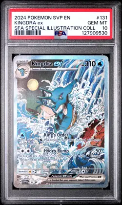 2024 POKEMON SVP PROMO SPECIAL ILLUSTRATION COLLECTION #131 KINGDRA EX PSA 10 - Image 1
