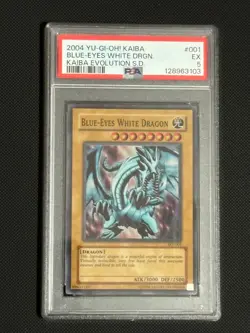 Blue-Eyes White Dragon 2004 PSA 5 - Image 1
