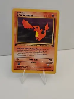 1st Edition Team Rocket Charmander | 50/82 | Vintage Pokemon Card - Image 1