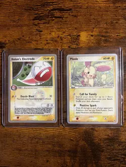 Pokemon 2006 Championship Cards Lot Plusle 44/107 NM & Holon’s Electrode LP - Image 1
