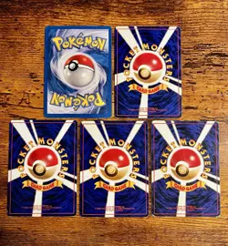 Vintage Pokemon Card Lot MP Jungle Fossil Base Japanese English 6 Cards - Image 3