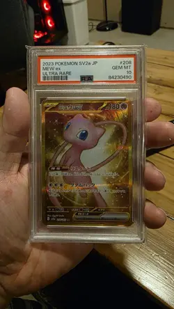 Pokemon PSA 10 Mew ex UR 208/165 SV2a Pokemon Card 151 Japanese - Image 1