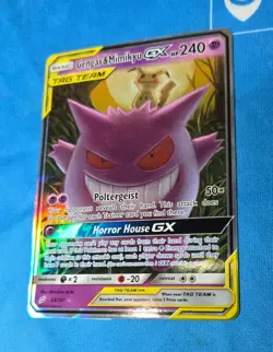 Pokemon TCG Gengar Mimikyu GX Team Up Card 53/181 NM/M Condition - Image 3