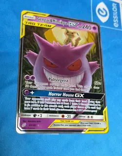 Pokemon TCG Gengar Mimikyu GX Team Up Card 53/181 NM/M Condition - Image 4