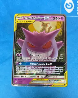 Pokemon TCG Gengar Mimikyu GX Team Up Card 53/181 NM/M Condition - Image 5