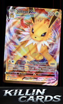 Jolteon VMAX 051/203 Pokemon Ultra Rare SWSH07: Evolving Skies Card NM - Image 1