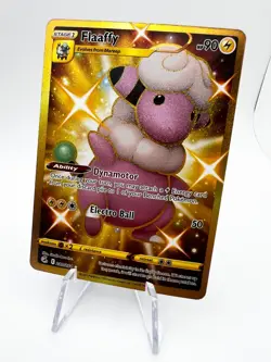 Pokemon Card Flaffy Gold Secret Rare Full Art 280/264 Fusion Strike - Image 1