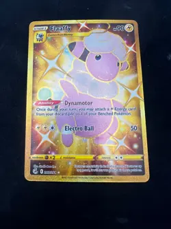 Pokemon Card Flaffy Gold Secret Rare Full Art 280/264 Fusion Strike - Image 3