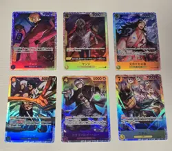 One Piece TCG Lot Of SR Cards Japanese Sanji Law - Image 1