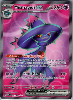 Mismagius ex 112/094 ME02: Phantasmal Flames - Pokemon Card - NM - Image 1