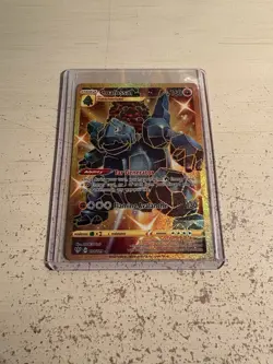 Coalossal Gold Secret Rare Pokemon Darkness Ablaze Card 198/189 - Image 1