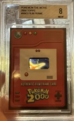 Pokemon: The Movie 2000 Authentic Film 35mm Frame Card by Topps Zapdos - Image 1