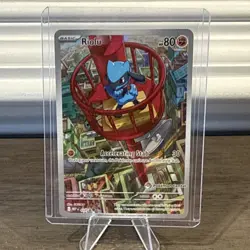 Pokemon Riolu 010 Promo Me: Mega Evolution Full Art Holo Card POKEMON CENTER! - Image 4