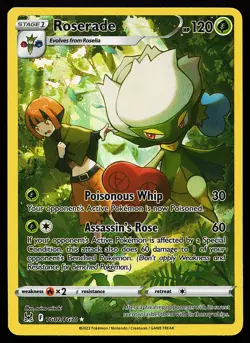 Roserade TG02/TG30 Ultra Rare Lost Origin Pokemon Card - Image 1
