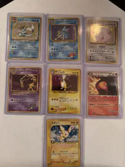 Mixed lot of vintage Pokemon cards, see description for details. - Image 1