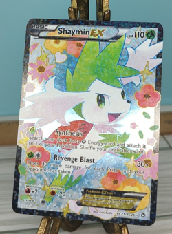 Pokemon Shaymin EX Full Art RC21/RC25 Legendary Treasures Radiant Holo Card TCG - Image 1