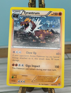 Pokemon Tyrantrum 62/111 XY - Furious Fists Holo Trading Card TCG - Image 1